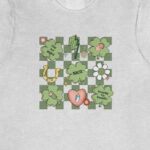 Checkered NICU St Patrick's Day T-Shirt - Image 3